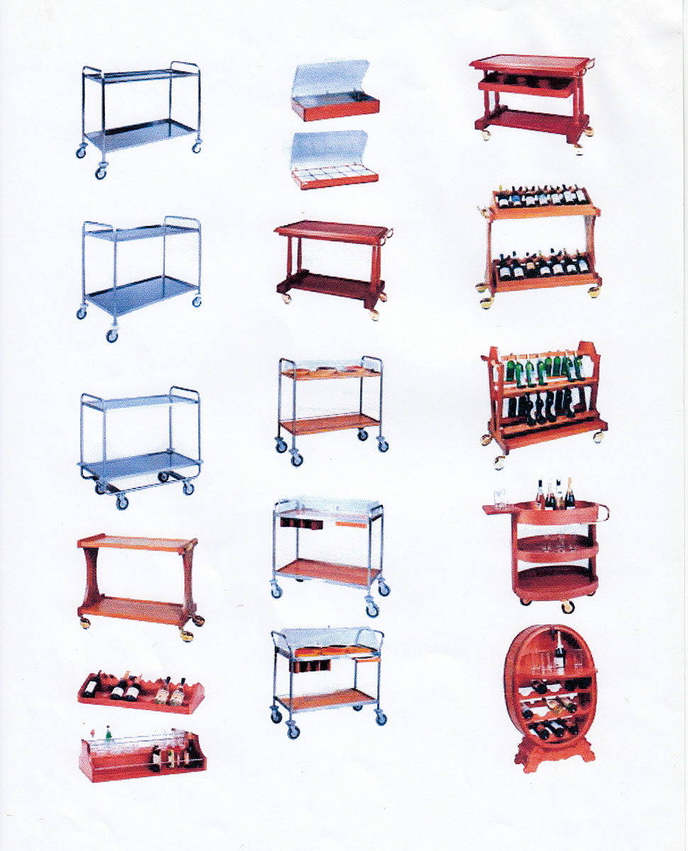 Servisna kolica za restorane i hotele